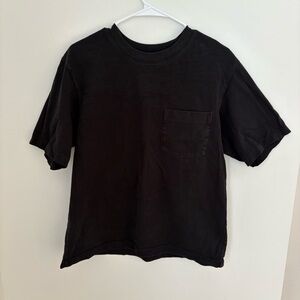 Uniqlo Black Short Sleeve Pocket Tee